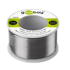 Lödtenn Sn/Cu/Ag 1.0mm 100g blyfritt